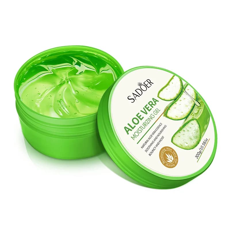 Aloe vera hydrating gel with vitamin C and collagen in a 300 g jar — image 8