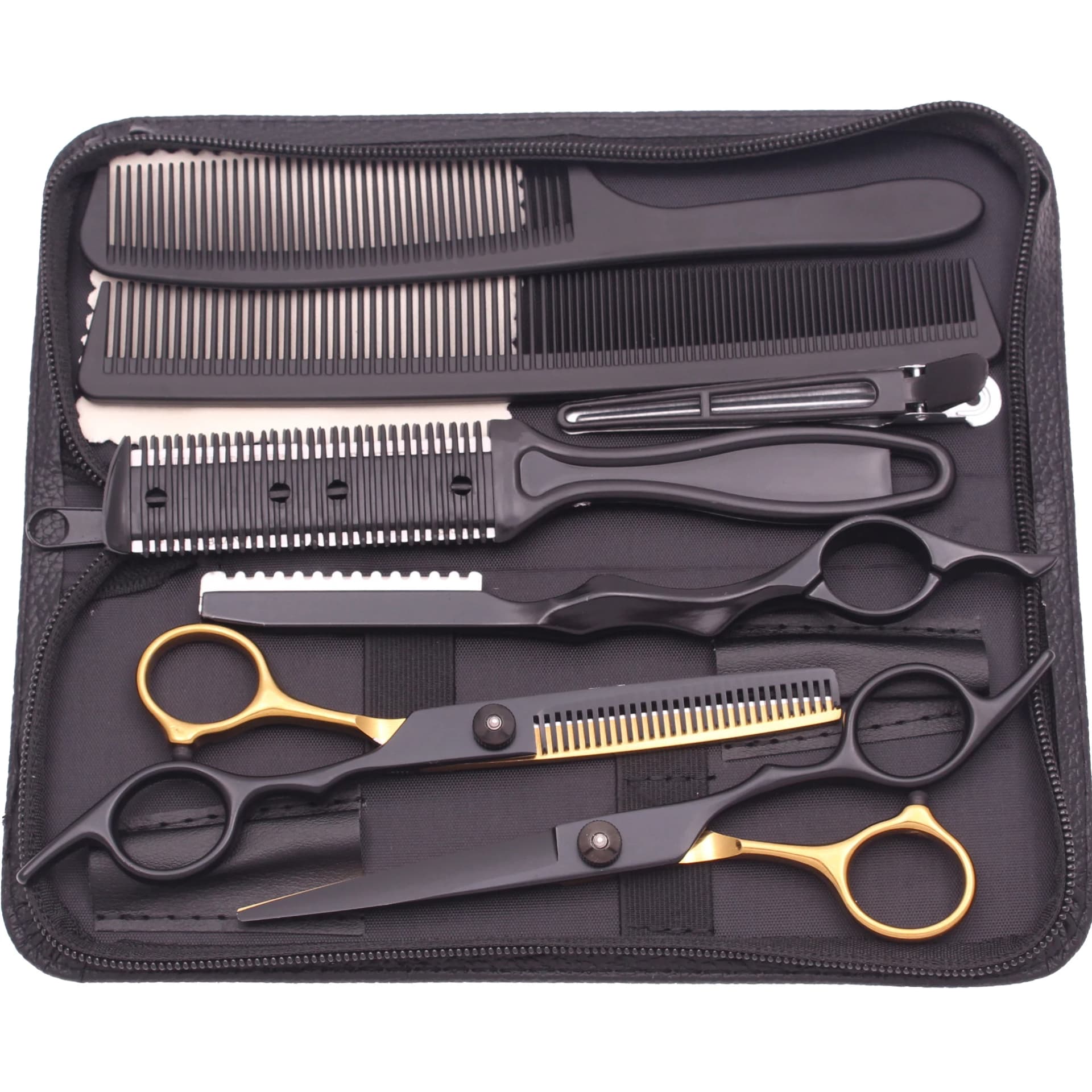 6 inch stainless hairdressing scissors set — image 2