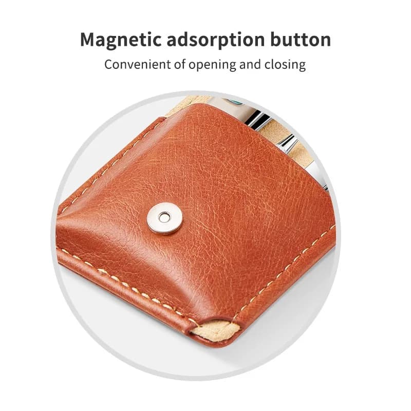 portable manicure set with stainless steel nail clippers in travel case — image 5