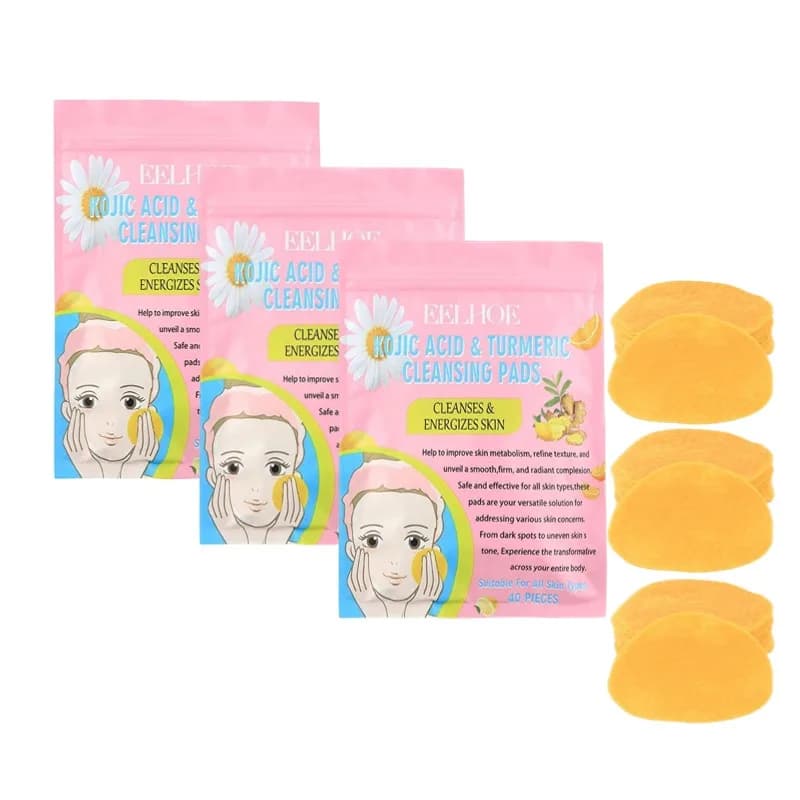 turmeric kojic acid lemon facial exfoliating pads — image 8