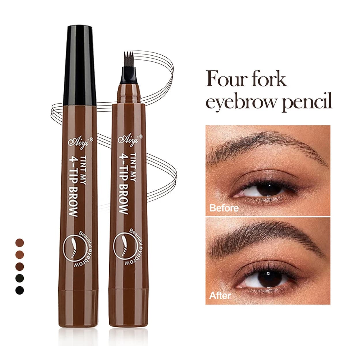 waterproof microblading eyebrow pencil — image 3