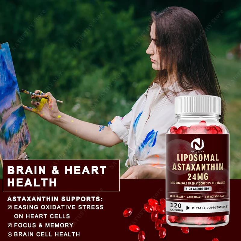 Liposomal astaxanthin capsules — image 5