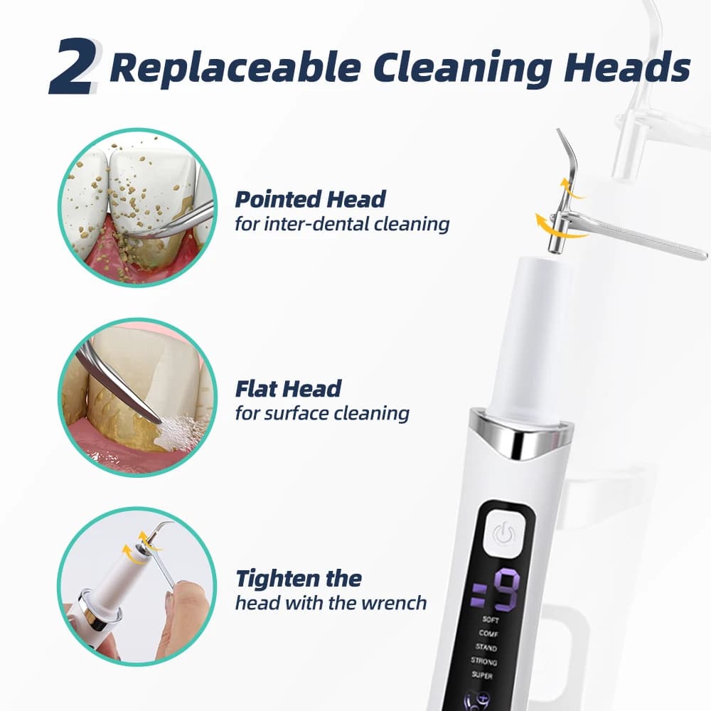 handheld ultrasonic dental scaler with control buttons — image 5