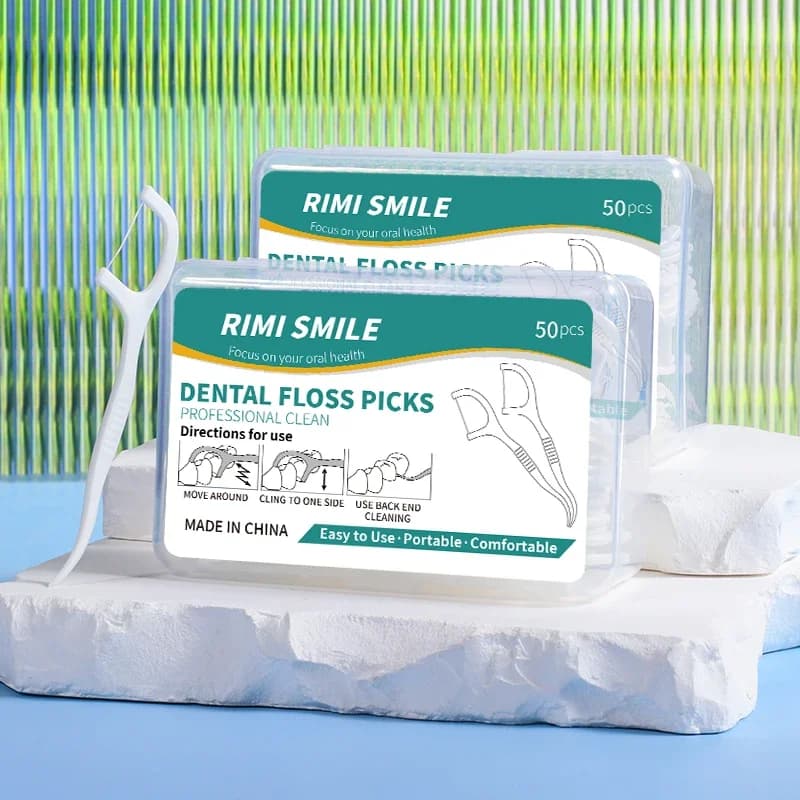 ultra fine dental floss sticks — image 4