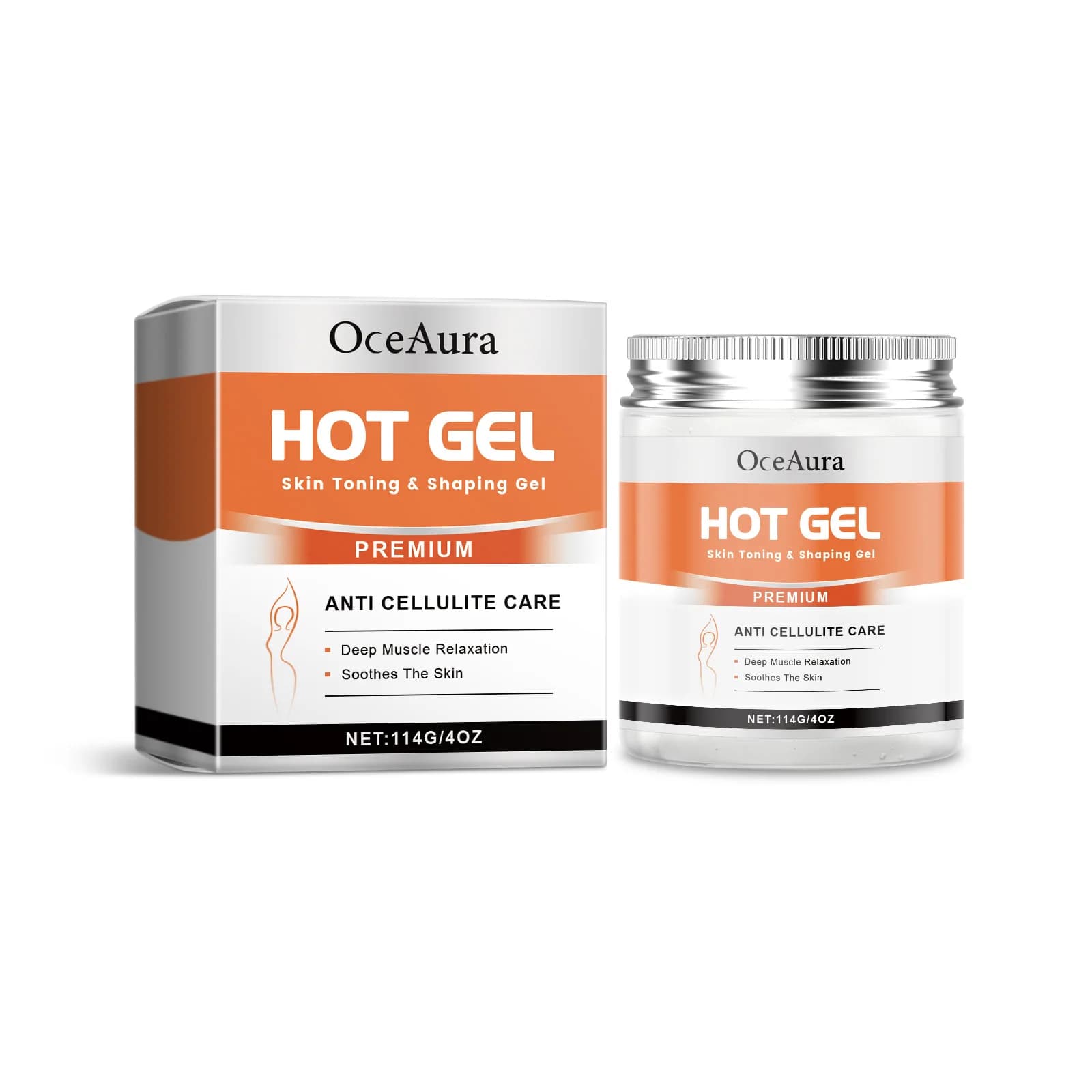 Slimming cream tube for cellulite and belly tightening — image 2