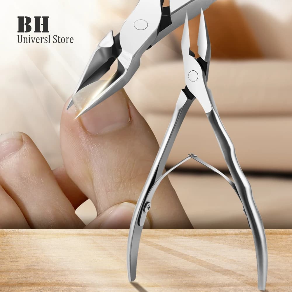Straight Blade Toenail Clipper for Thick or Ingrown Nails