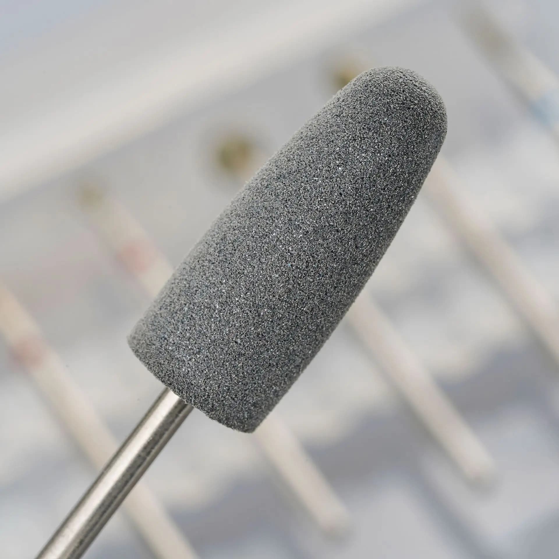 set of six diamond sand nail drill polishing bits — image 6