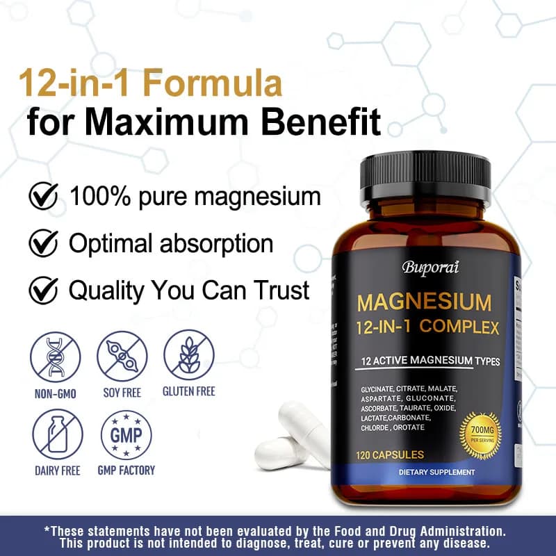 Magnesium complex capsules bottle — image 4