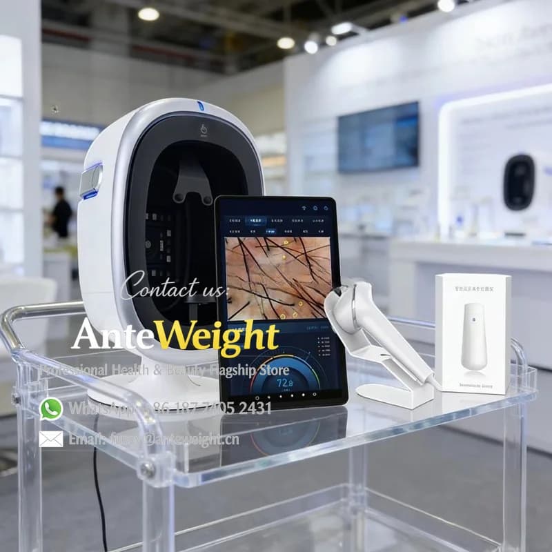 2 in 1 Skin Analyzer + Scalp Analysis Machine