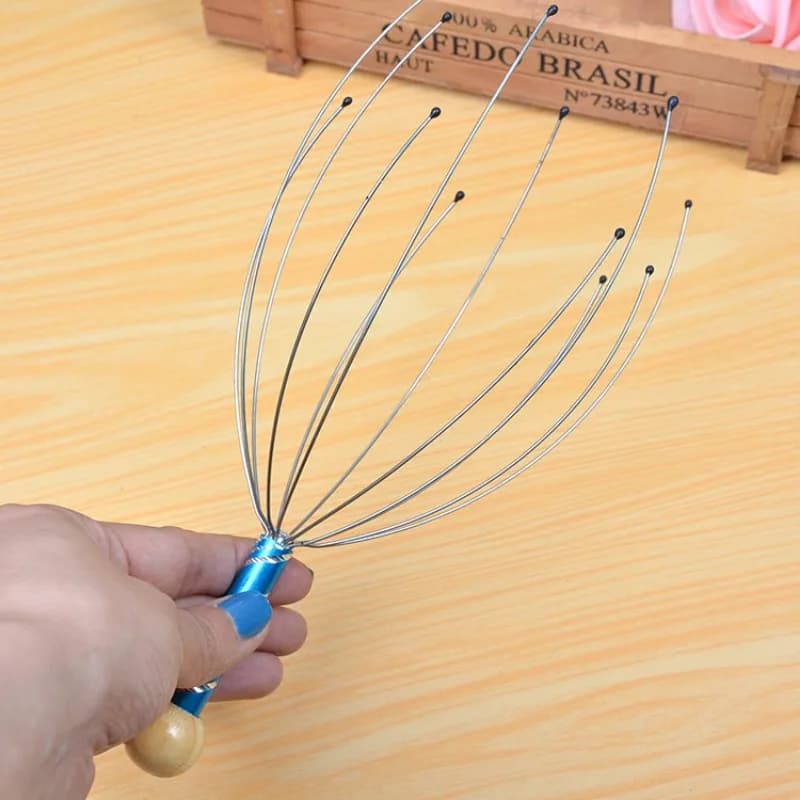 Octopus-shaped scalp and body massage device — image 3