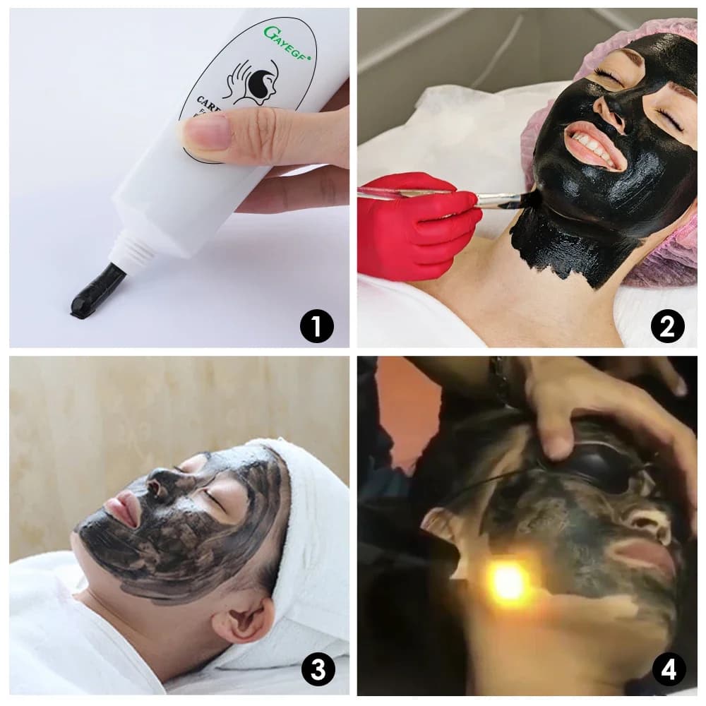 black carbon gel face mask — image 5