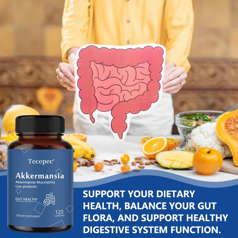 Akkermansia muciniphila probiotic capsules bottle — image 4