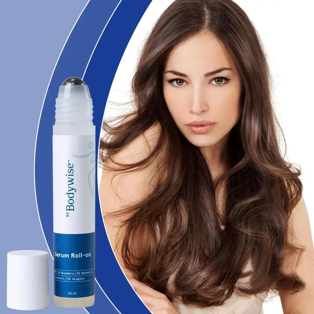 Rosemary roll-on hair care essence bottle — image 3