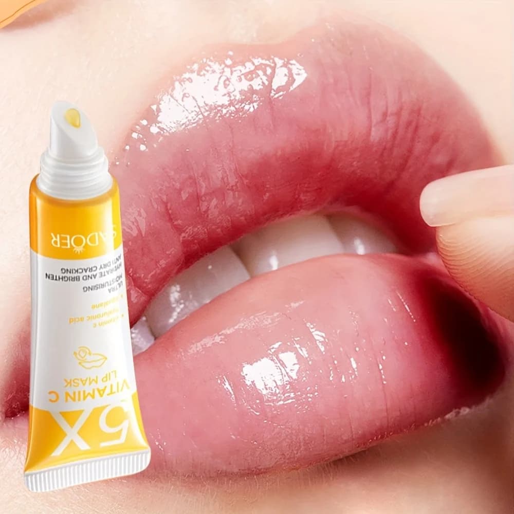 pink vitamin c lip mask tube — image 4