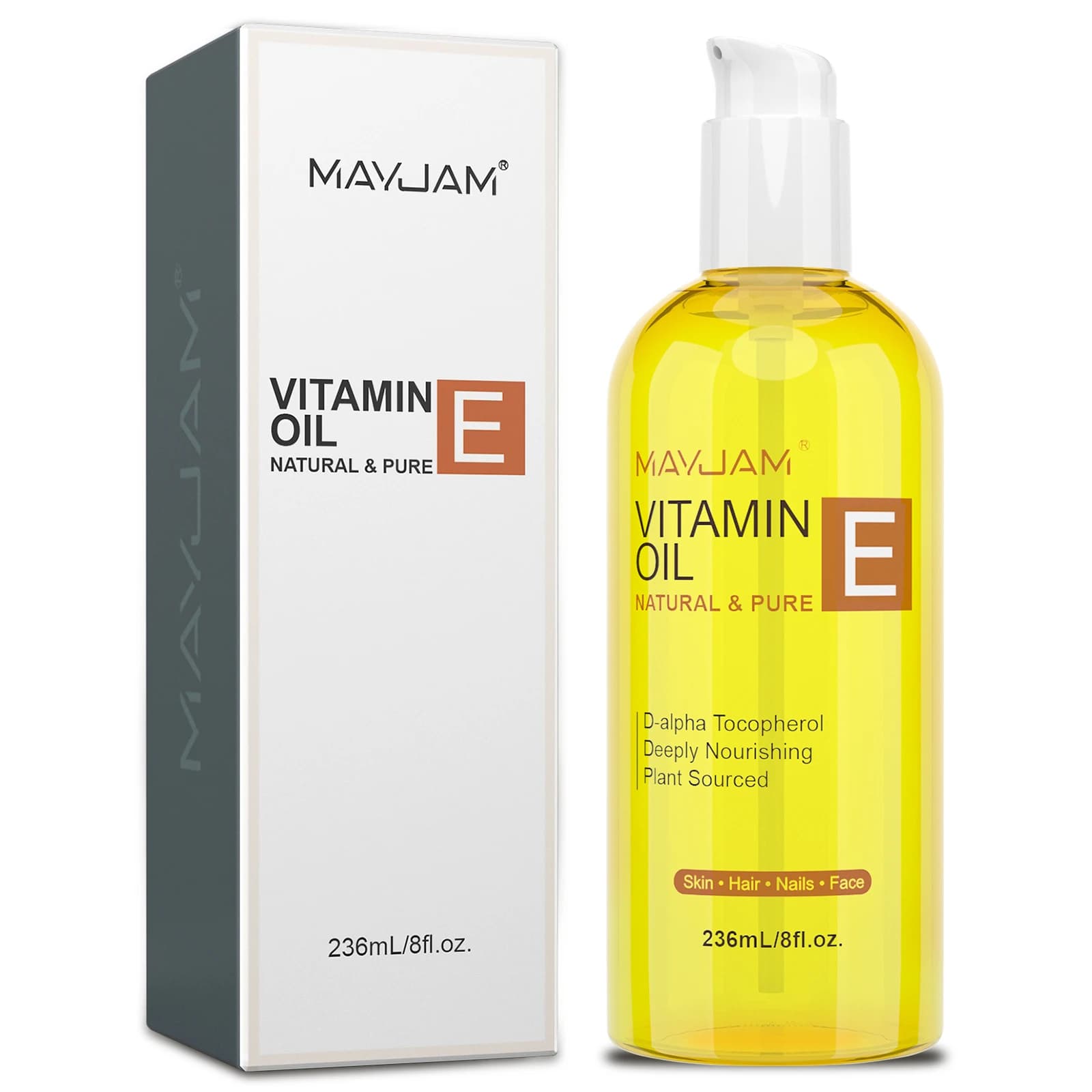Natural vitamin E face oil bottle — image 7