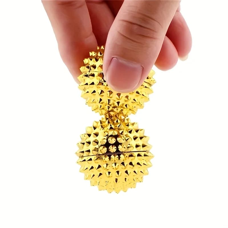 set of two magnetic acupressure balls for foot hand and back — image 3