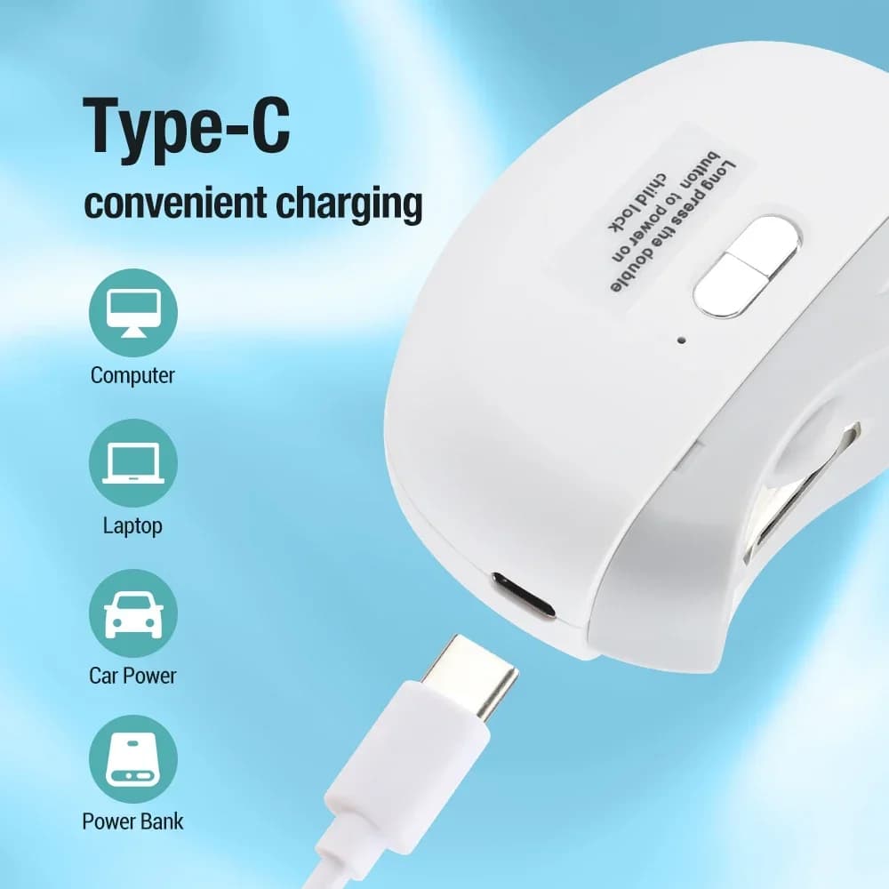 Rechargeable electric nail clipper with built-in light — image 6