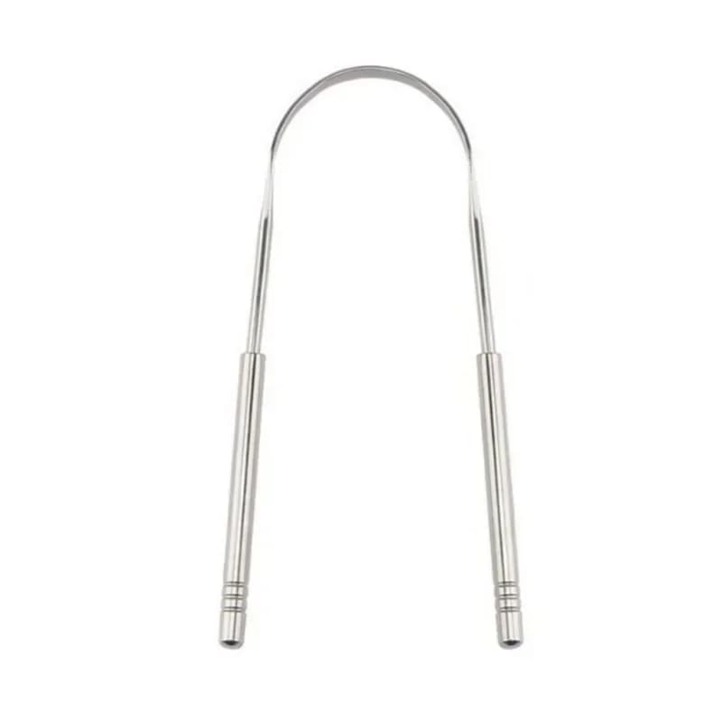 Reusable stainless steel tongue scraper set — image 7