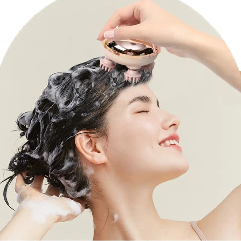 waterproof handheld rechargeable scalp massager — image 6