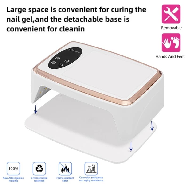 90 LED nail dryer with motion sensor — image 4