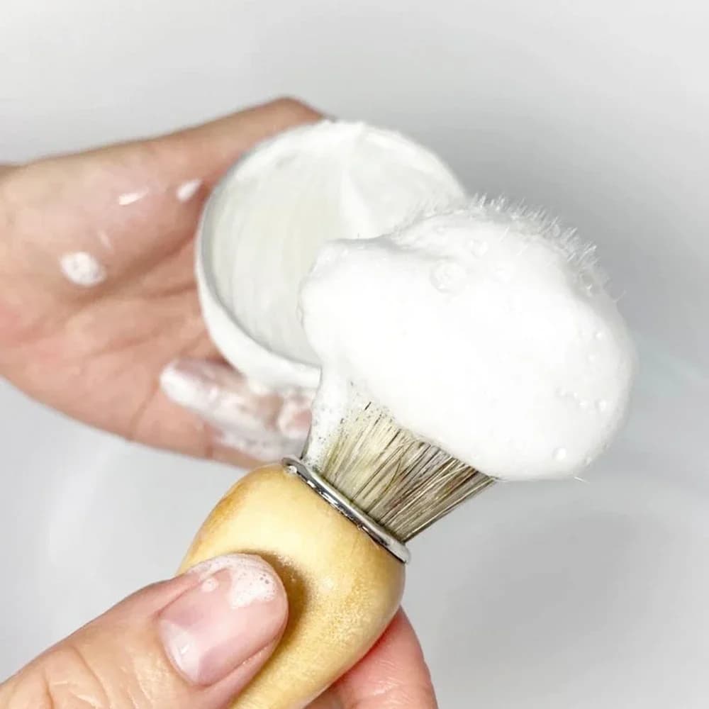 handmade organic ear shaving soap bar — image 4