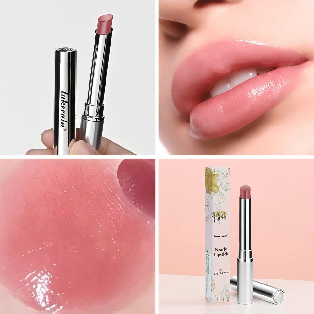 Honey pink tinted lip balm tube — image 6