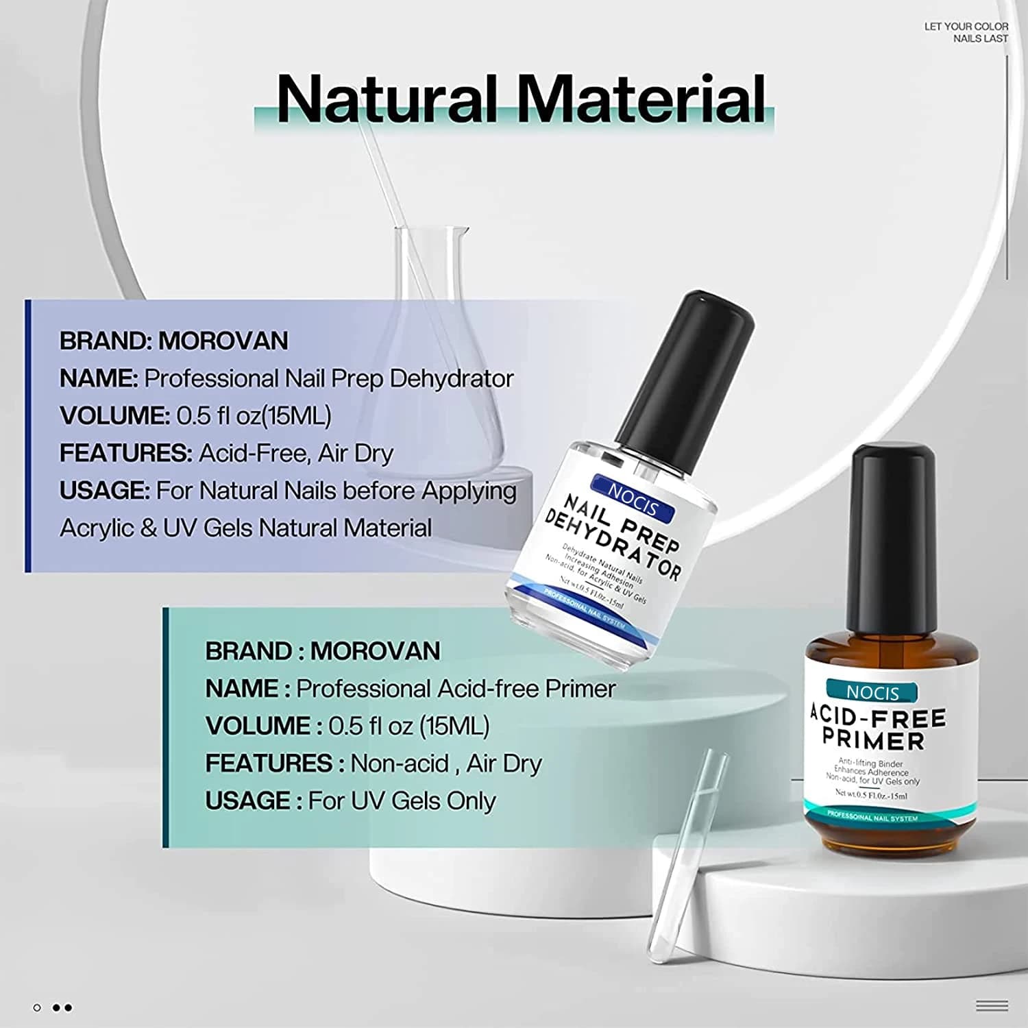 15 ml bottle of nail dehydrator and acid‑free primer — image 3