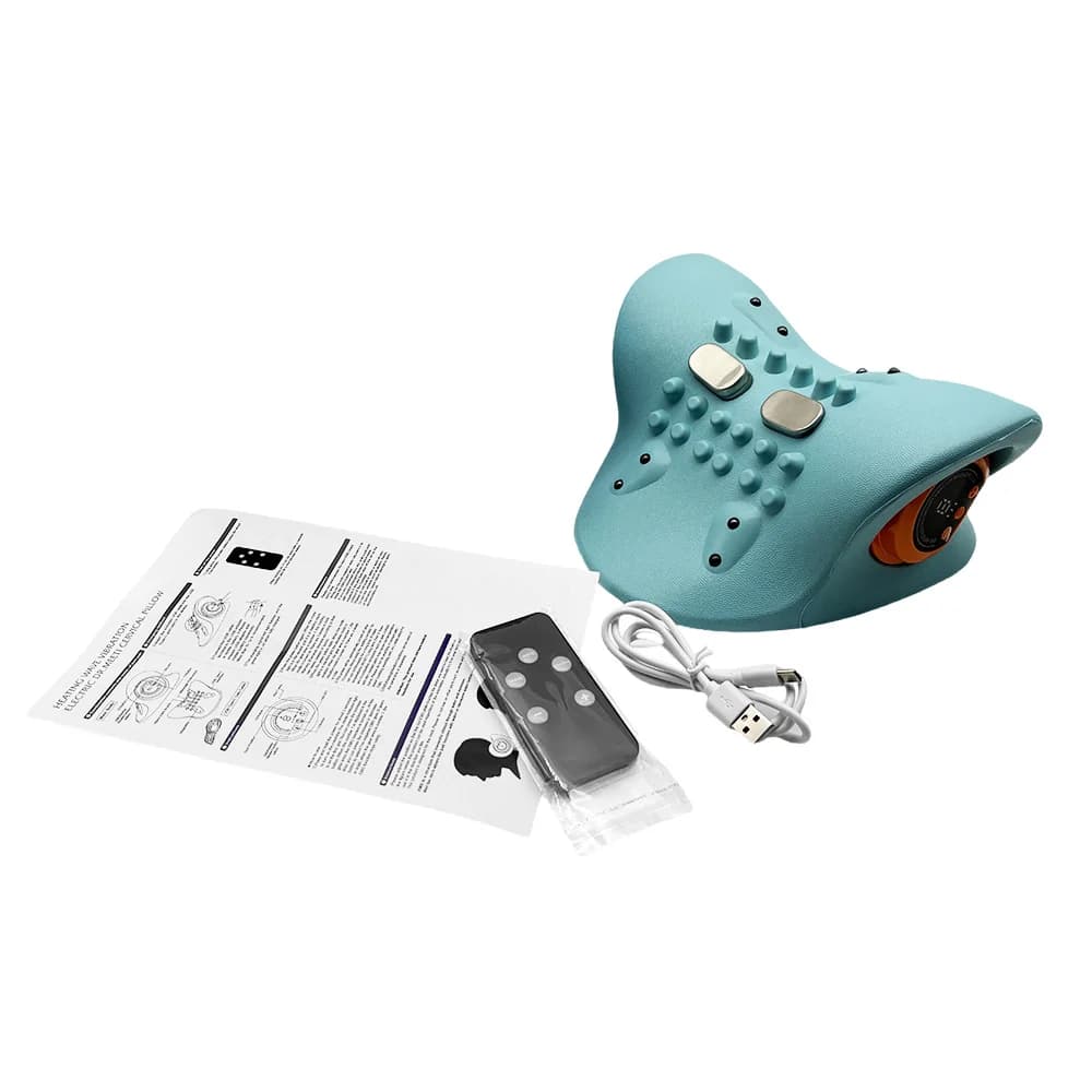 electric neck stretcher with EMS pulse traction pillow — image 7