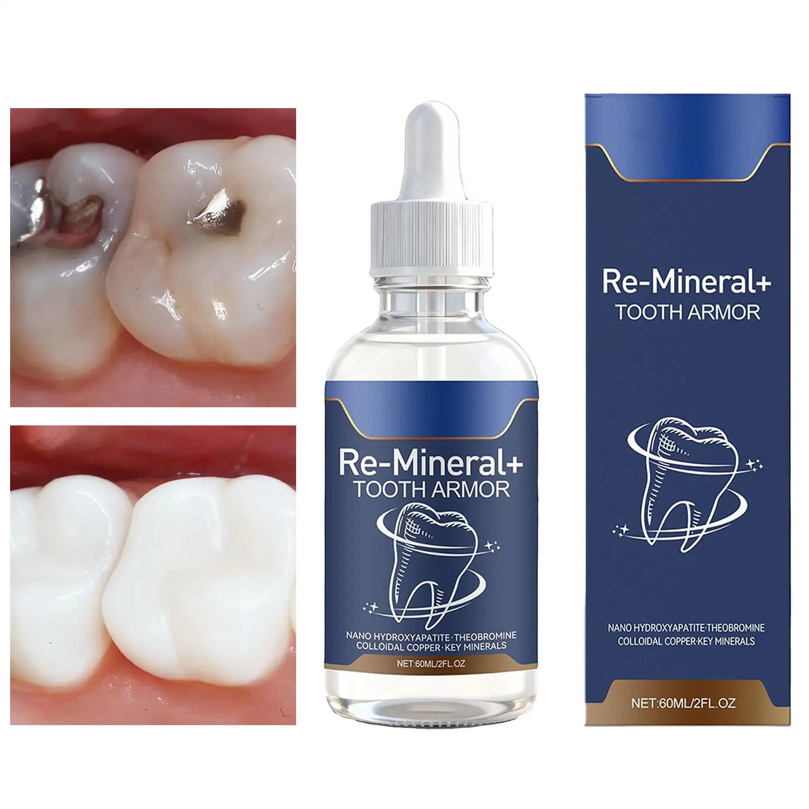teeth cleaning liquid bottle — image 1