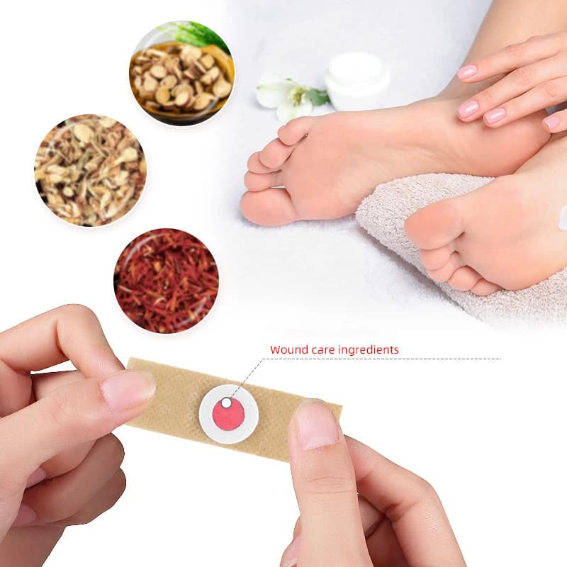 adhesive foot care patch pack — image 1