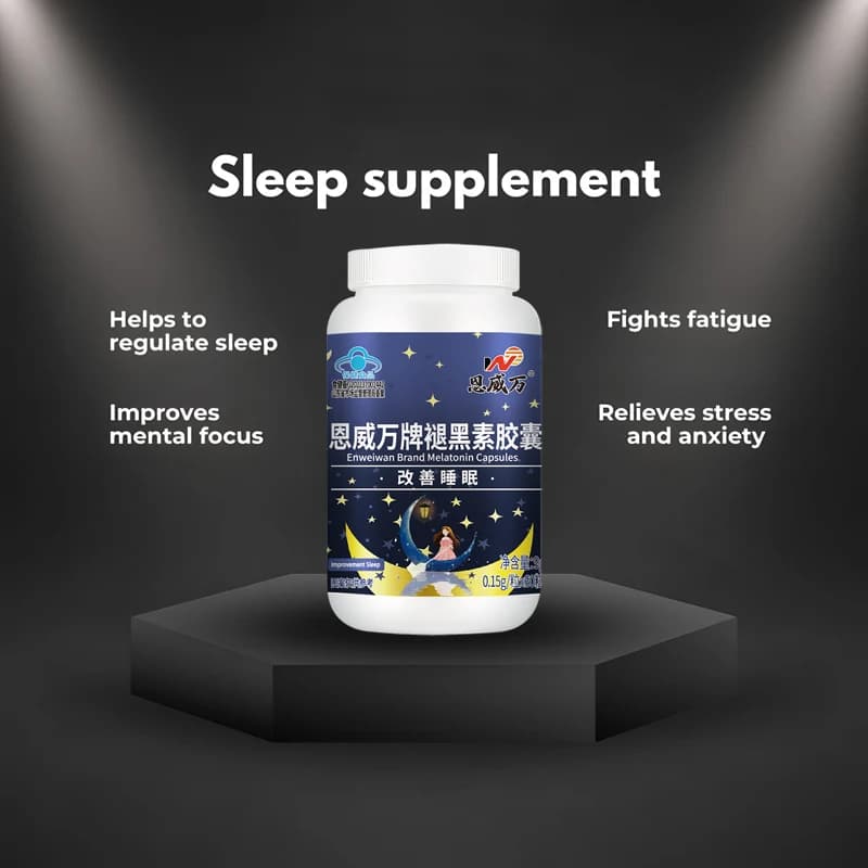 bottle of melatonin and vitamin B6 sleep supplement — image 4