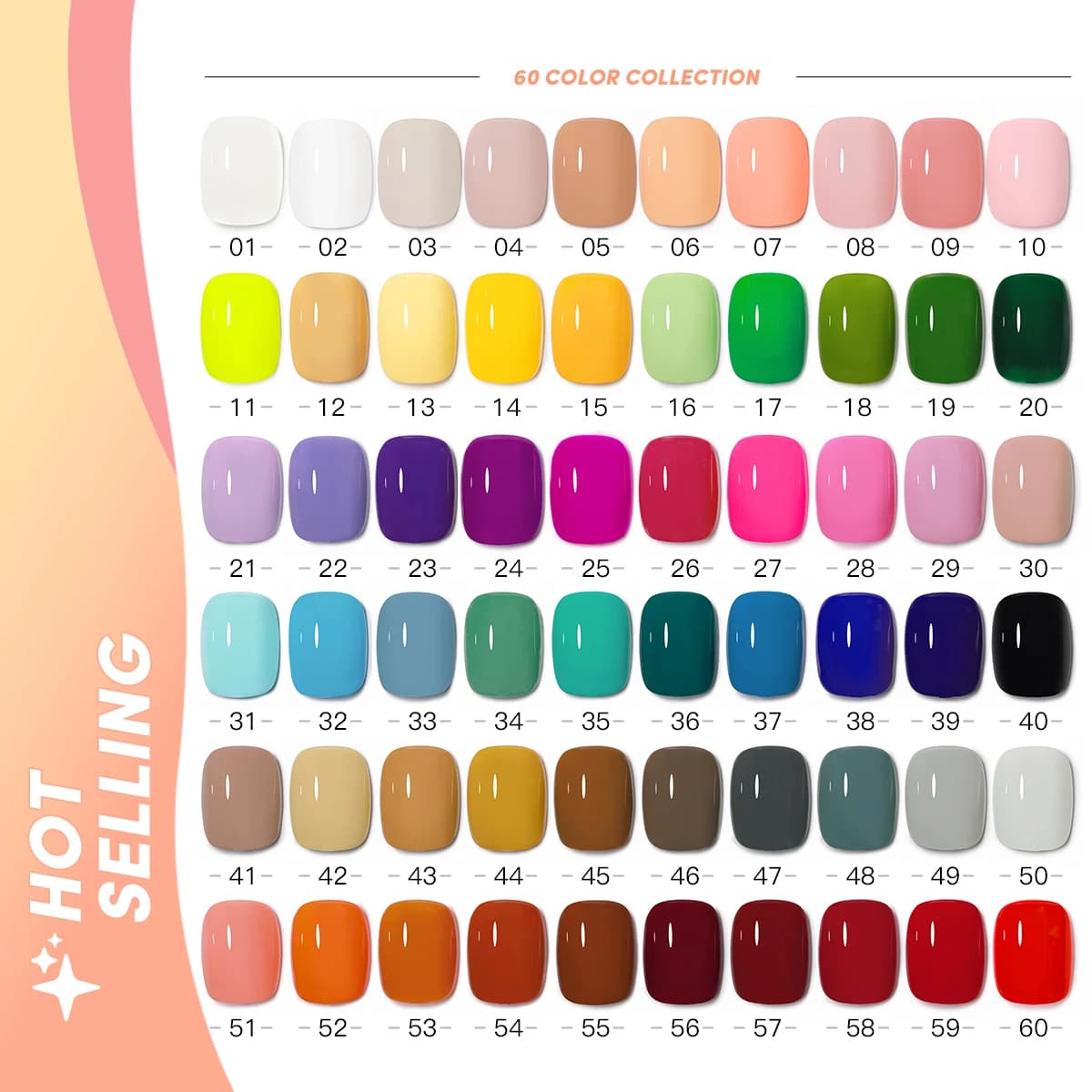 Mxsi 15ml gel nail polish set with multiple colors — image 3