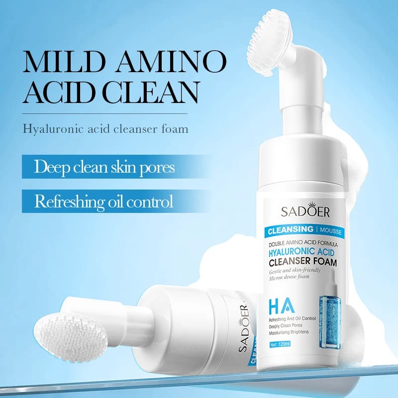 foam facial cleanser bottle — image 4