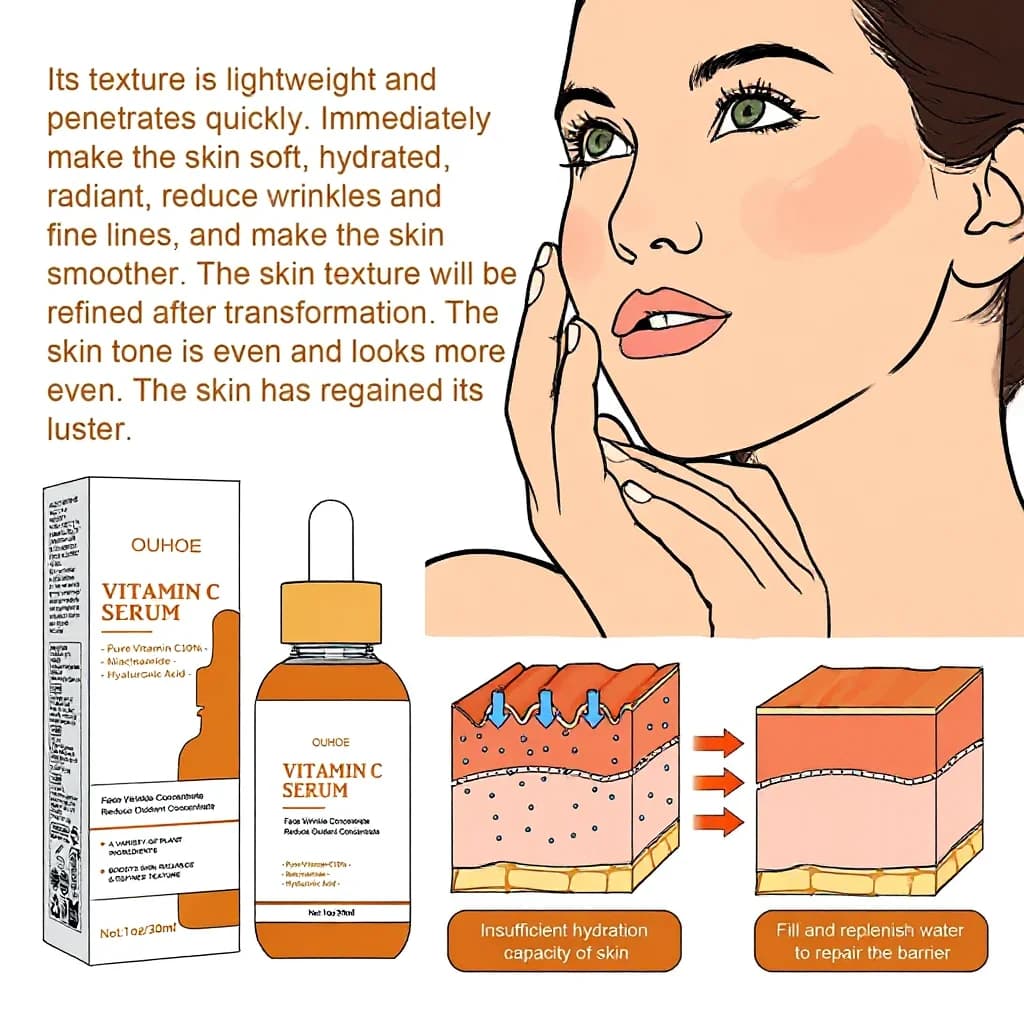 Vitamin C face serum bottle — image 3