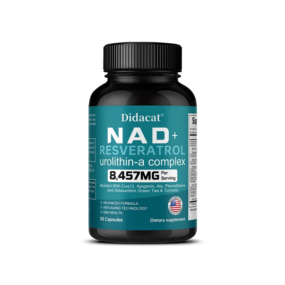 bottle of NAD and resveratrol supplement — image 7