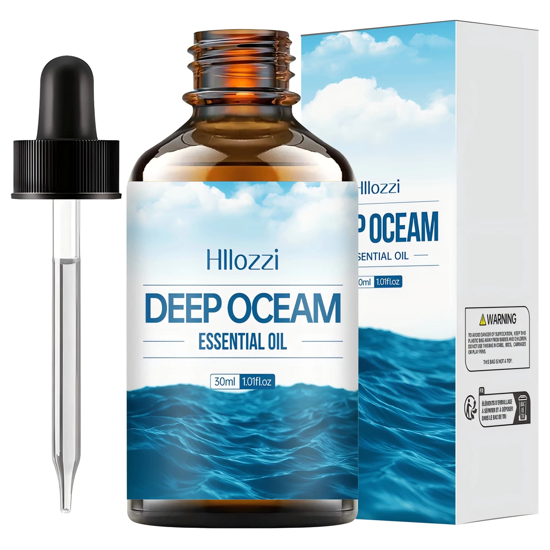 bottle of deep sea essential oil perfume — image 7
