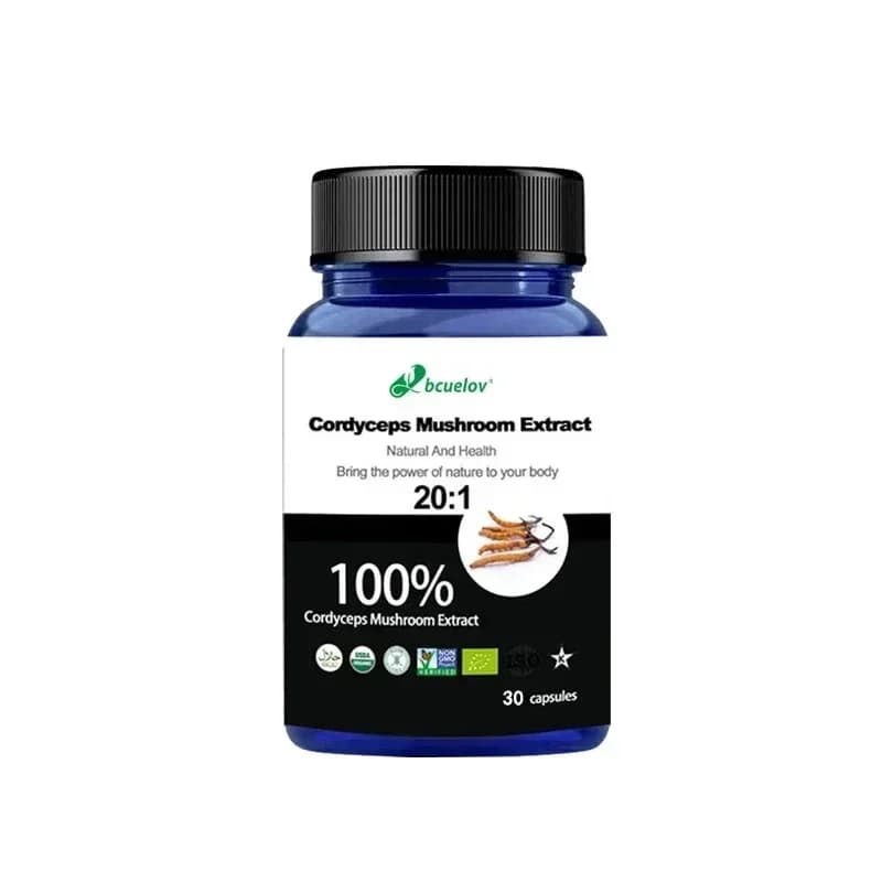 vegetarian cordyceps mushroom extract capsules — image 7