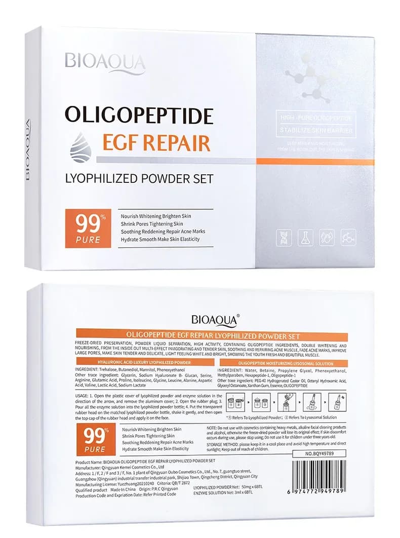 freeze-dried oligopeptide skin repair powder set — image 6