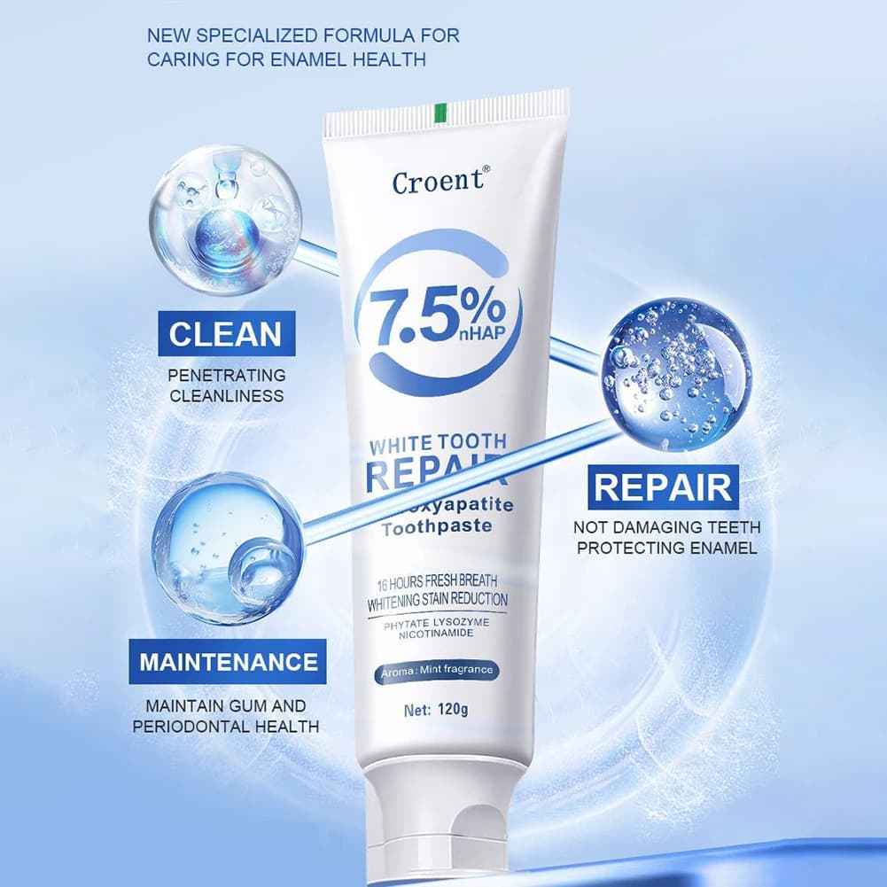 tube of hydroxyapatite toothpaste in gentle mint — image 5