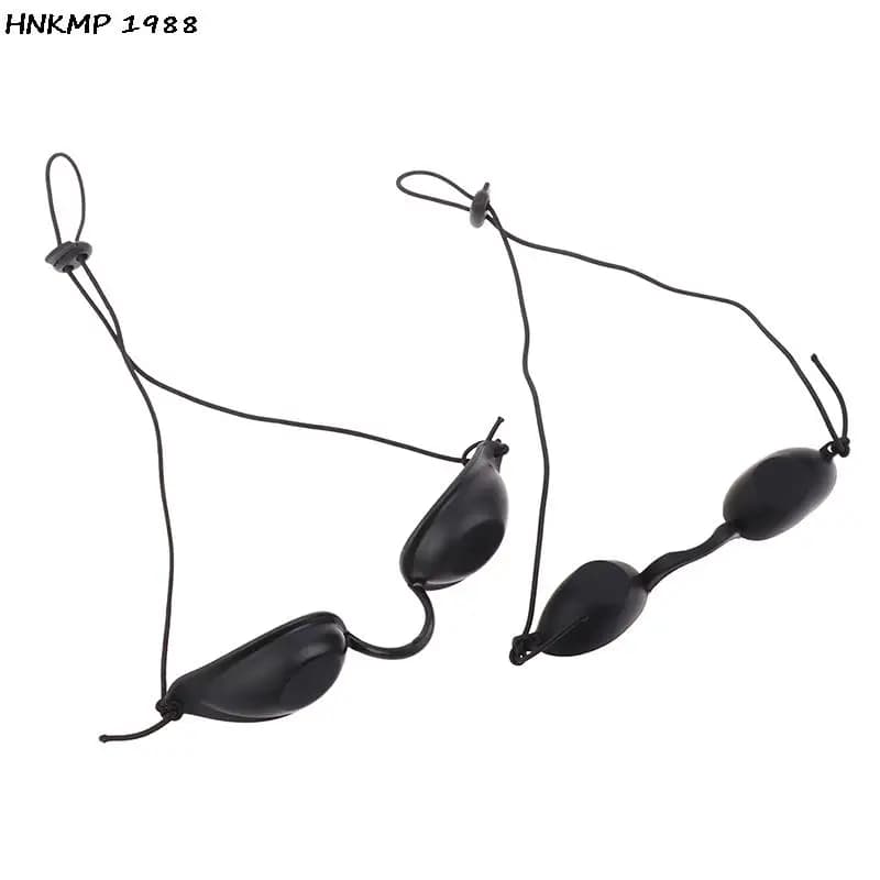 soft red and blue light blocking eye patch goggles — image 3