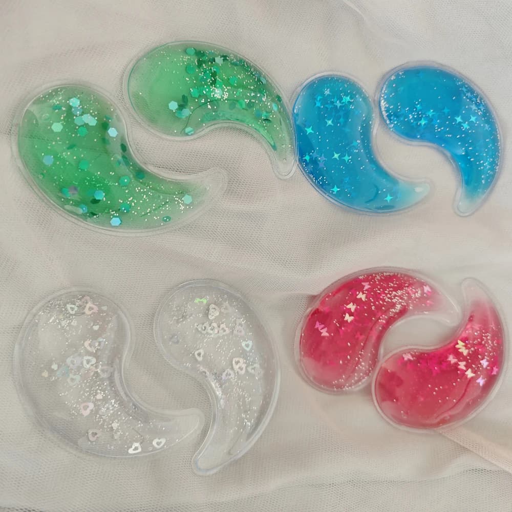 Reusable hot and cold gel eye compress pad — image 5