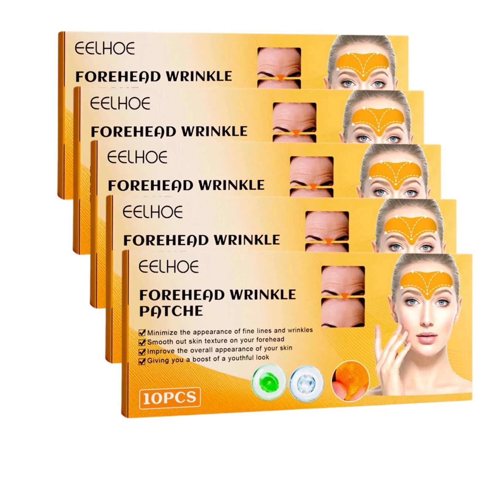 collagen gel forehead wrinkle patch — image 7
