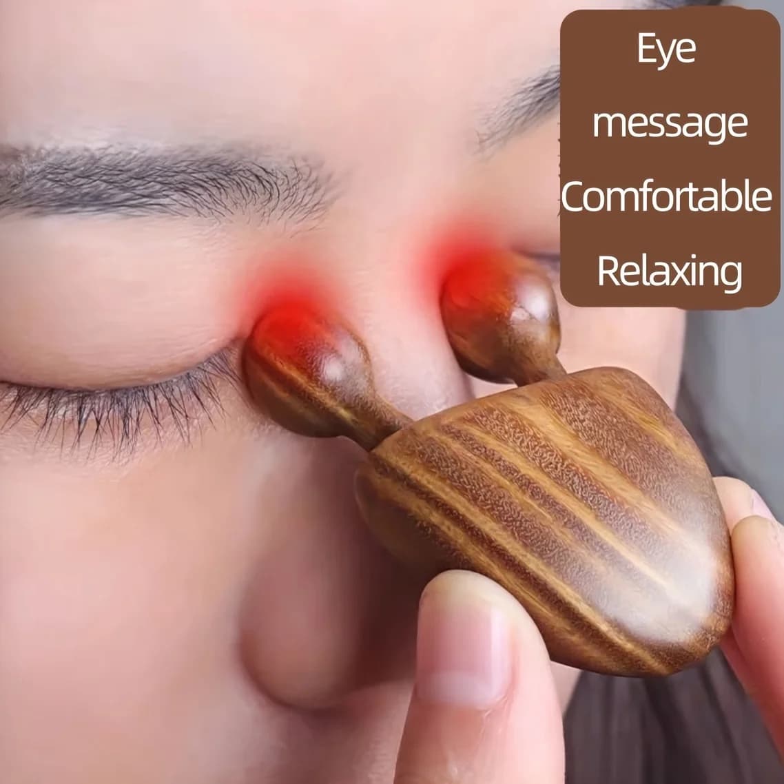 Sandalwood Face Massager for Nose, Face & Eye Relief