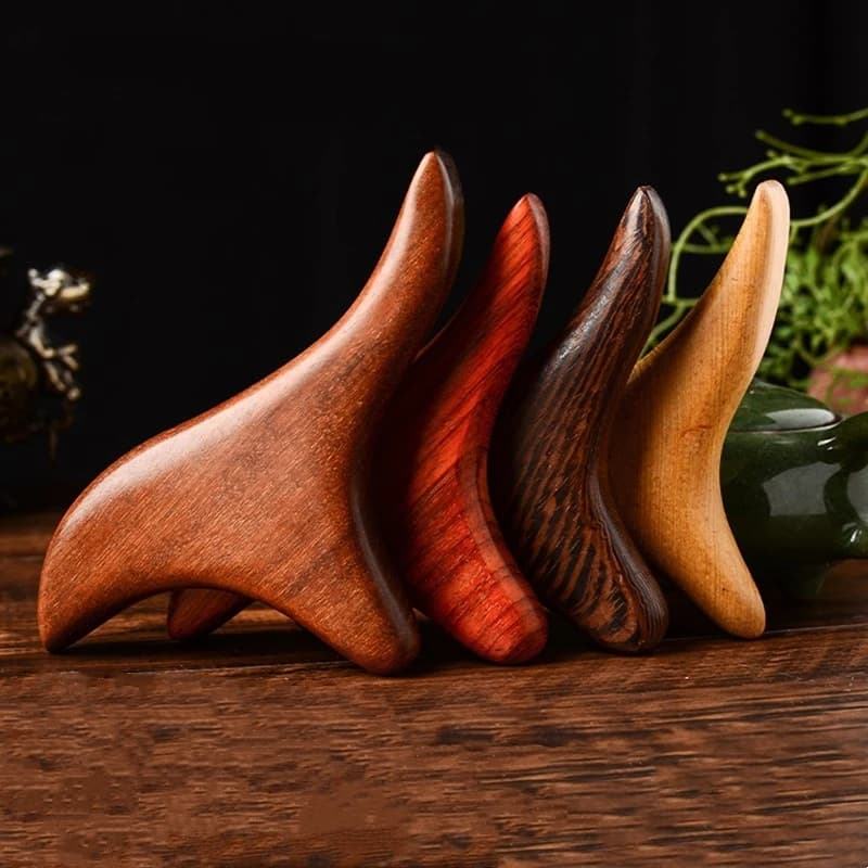 Wood Gua Sha Massage Tool for Lymphatic Relief