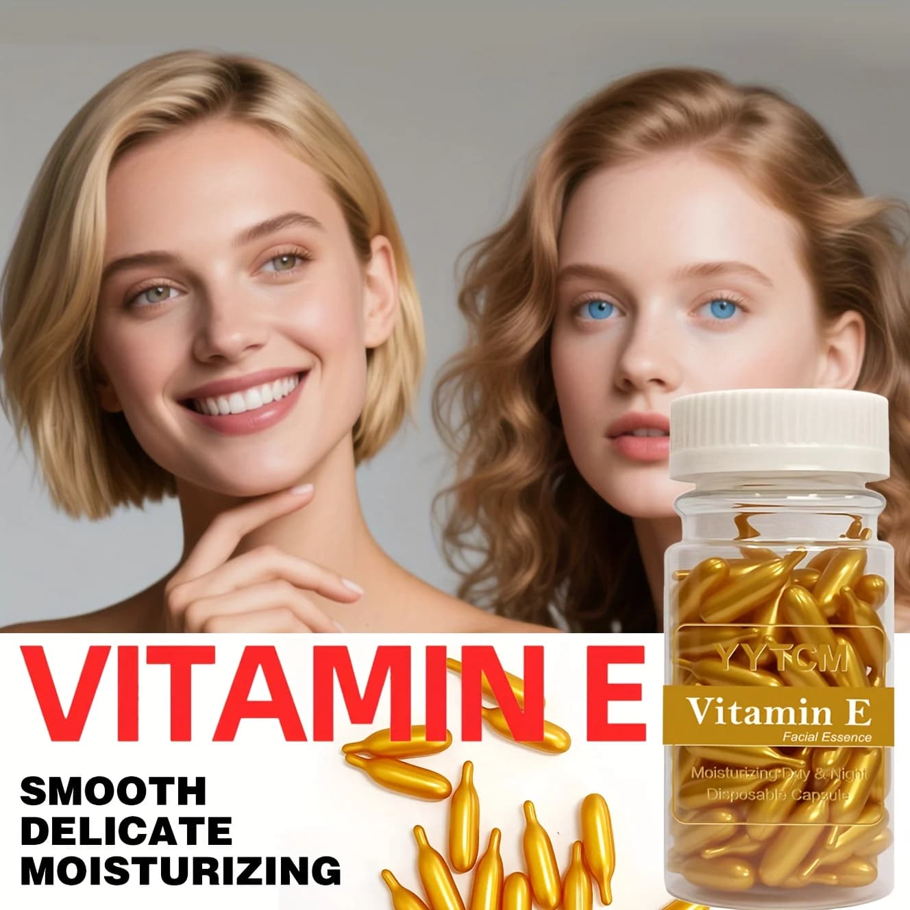 Vitamin E hydrating serum capsules, 90 single‑use essences — image 3