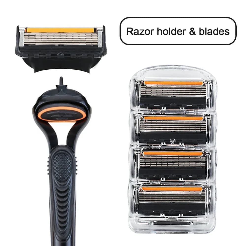 5-layer Razor Fusion Pro shaving blade refill pack — image 3