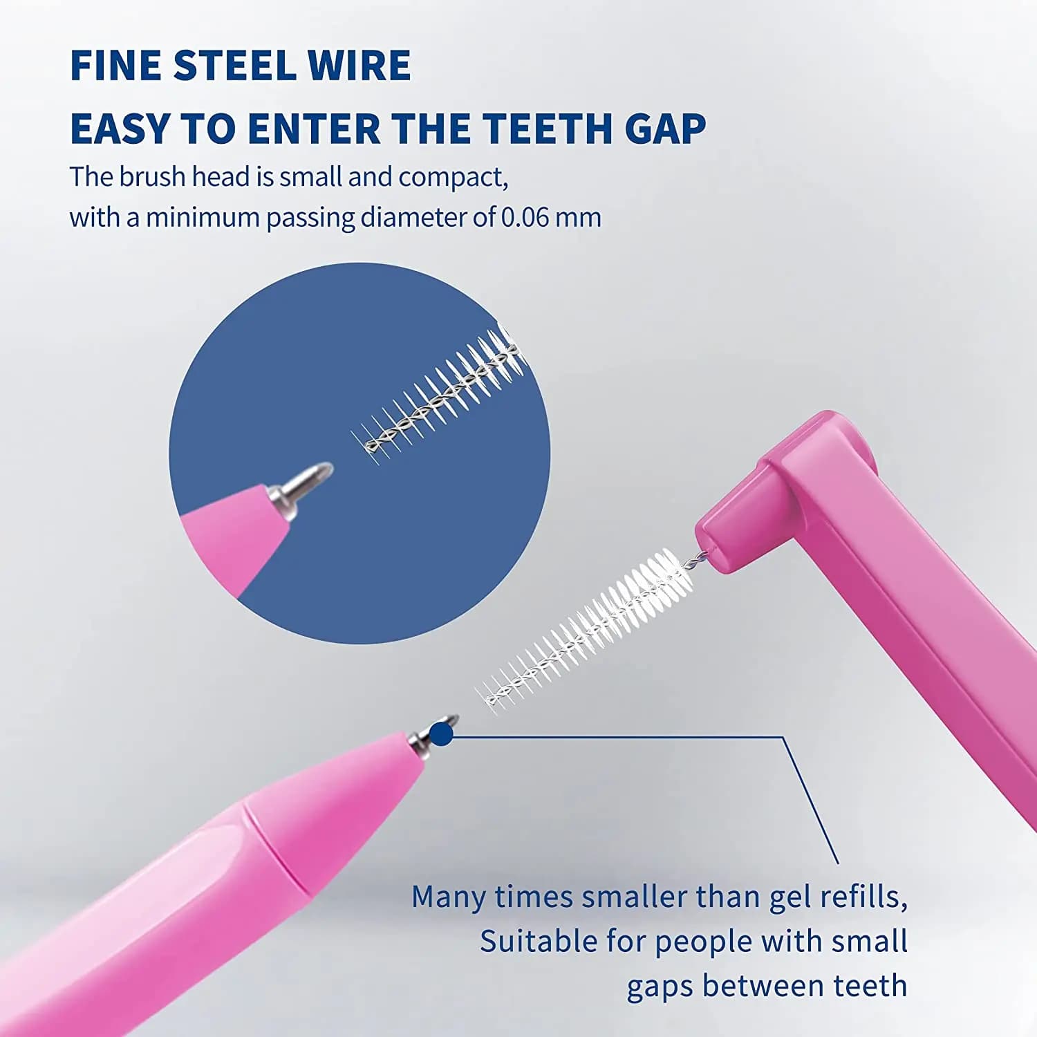 pack of 20 interdental brushes with dust cover — image 4