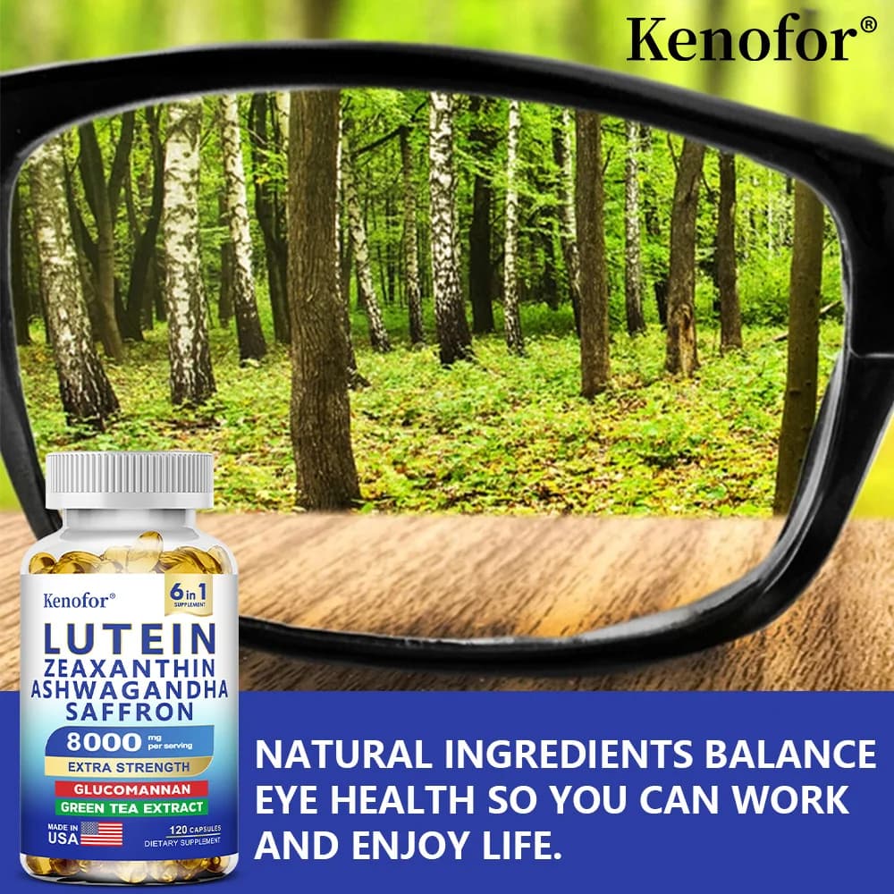 bottle of lutein and zeaxanthin supplement — image 3