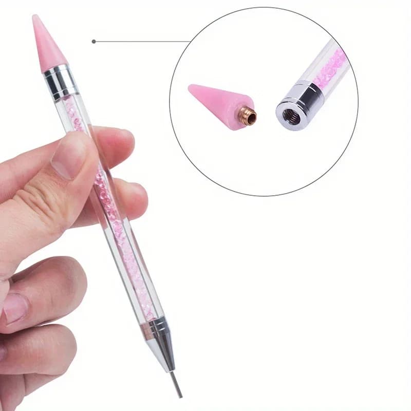 diamond double-ended manicure pens with crayons set — image 3