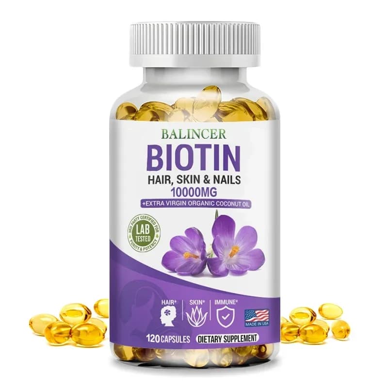 Balincer biotin softgels with coconut oil — image 7